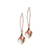Cala Lily Earrings with Pearls