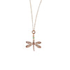 Dragonfly & Crystal Necklace