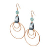 Upcycle Inner Tube Loop Earrings