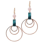 Upcycle Inner Tube Loop Earrings