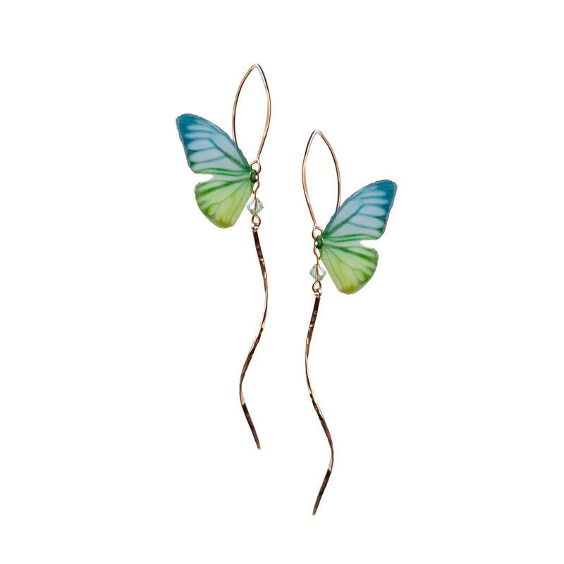 Butterfly Simple Twist Earrings