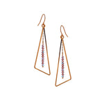 Triangle Dangle Earrings.