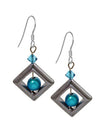 Square Hematite Earrings