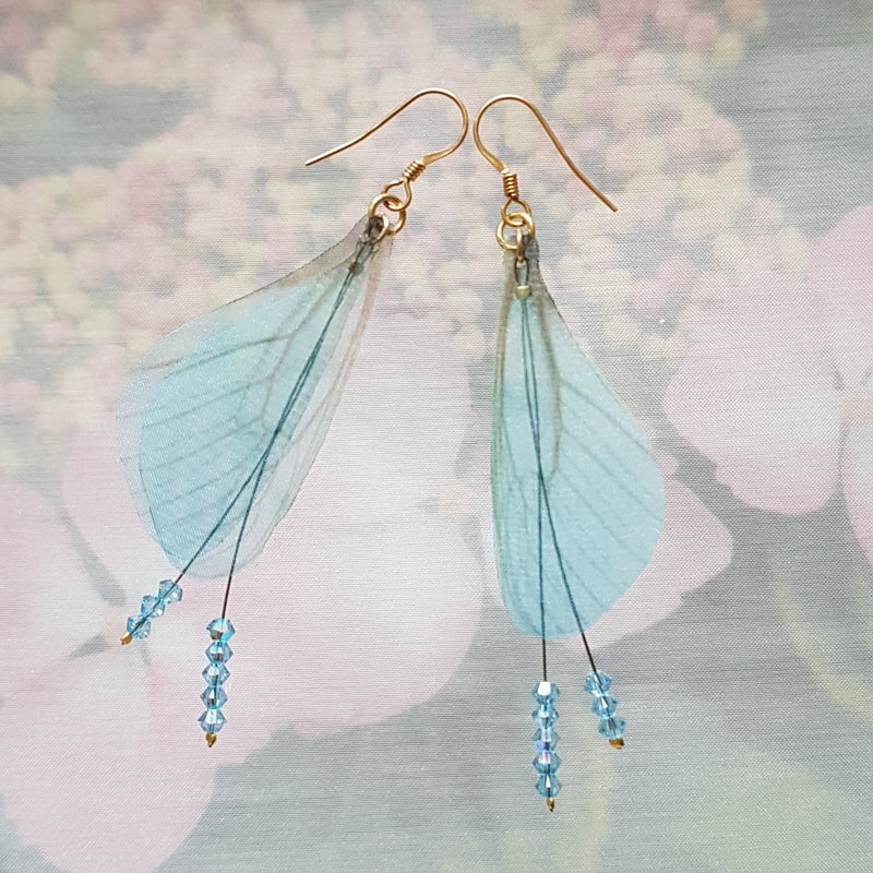 Wings Turquoise Earrings