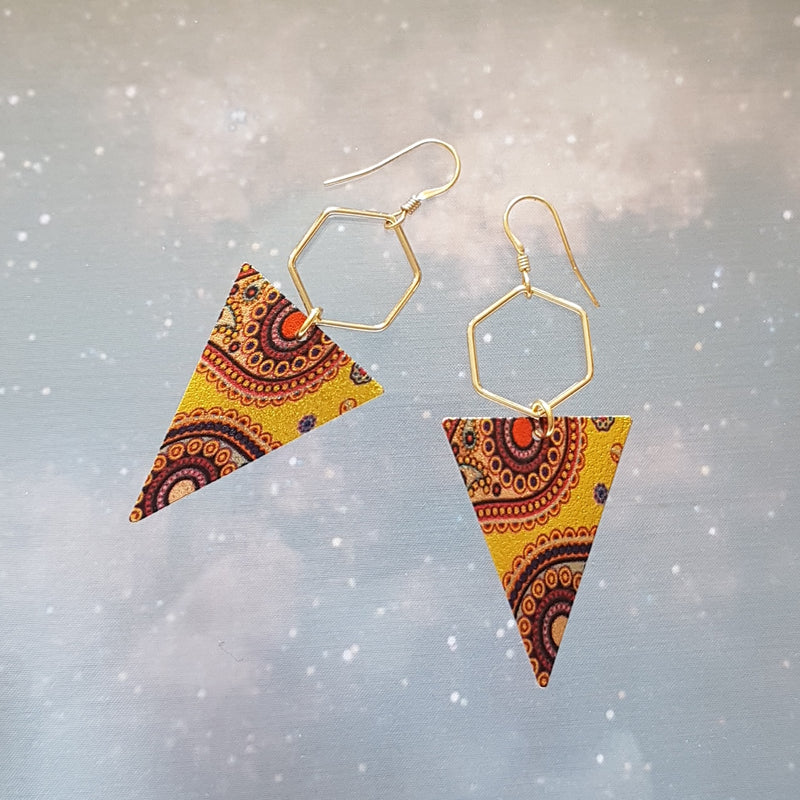 Bohemian Nights, Boho Chic Earrings.