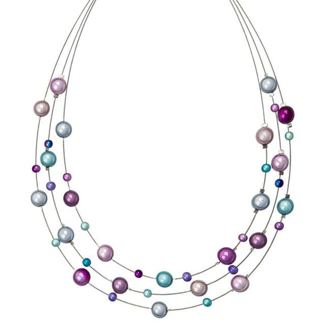 3 Strand Miracle bead Necklace