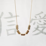 Hematite Hexagon Necklace