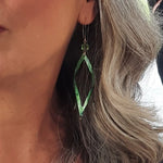 Upcycled Bicycle Inner Tyre Tube Earrings
