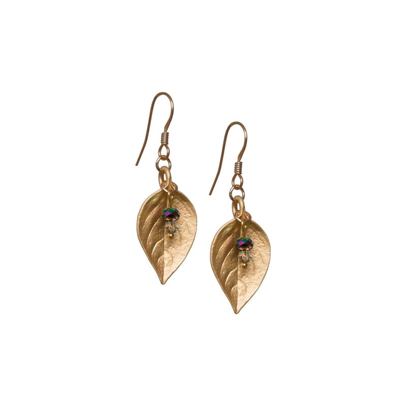 Golden Leaf Earrings