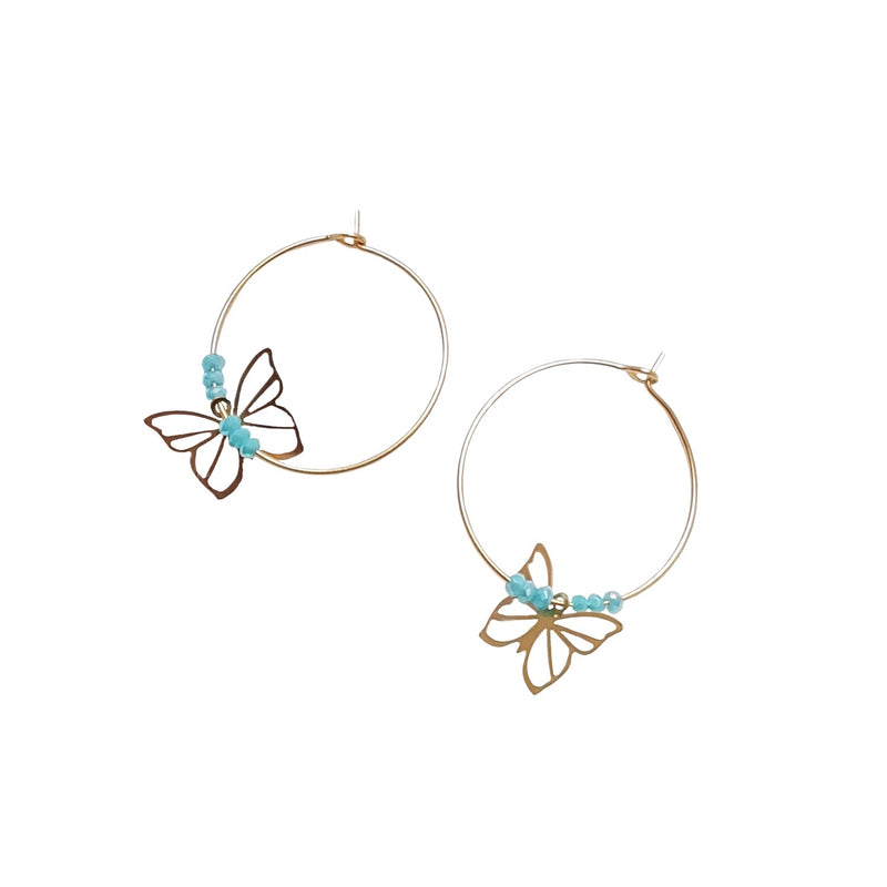 Butterfly Loops Earrings