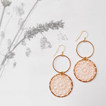 Dreams Earrings, Blush.