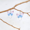 Butterfly Oval Earrings