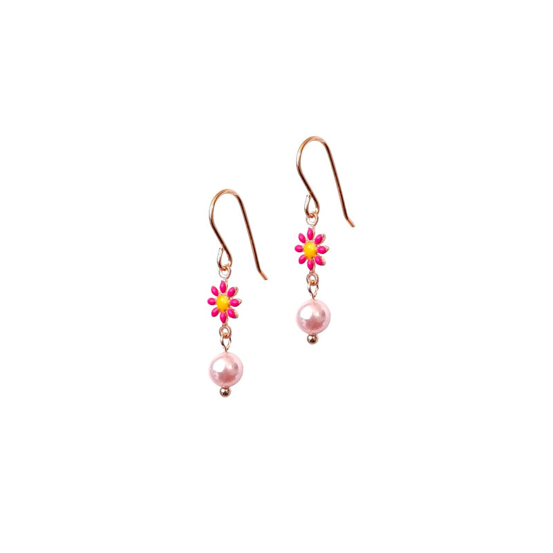 Daisy Pop Pearl Earrings