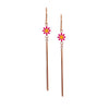 Daisy Pop Long Drop Earrings.
