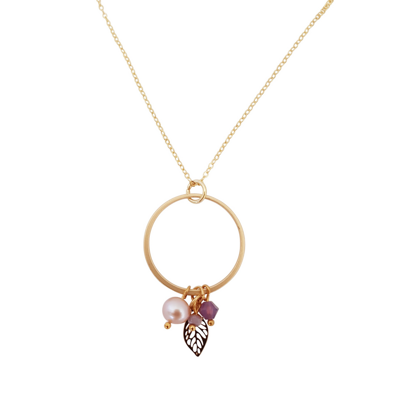 Cherry Leaf Large Necklace