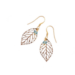 Cherry Leaf Large Earrings