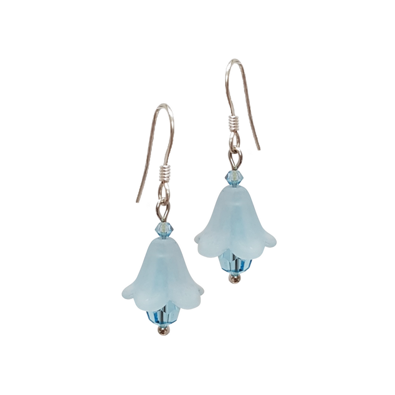 Blue bell earrings on sale