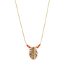 Palm Leaf Necklace, Coral Crystal’s.