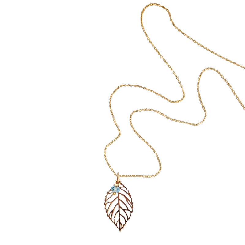 Cherry Leaf Necklace