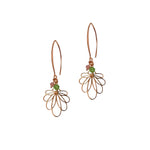 Inverted Flower Cluster Earrings.