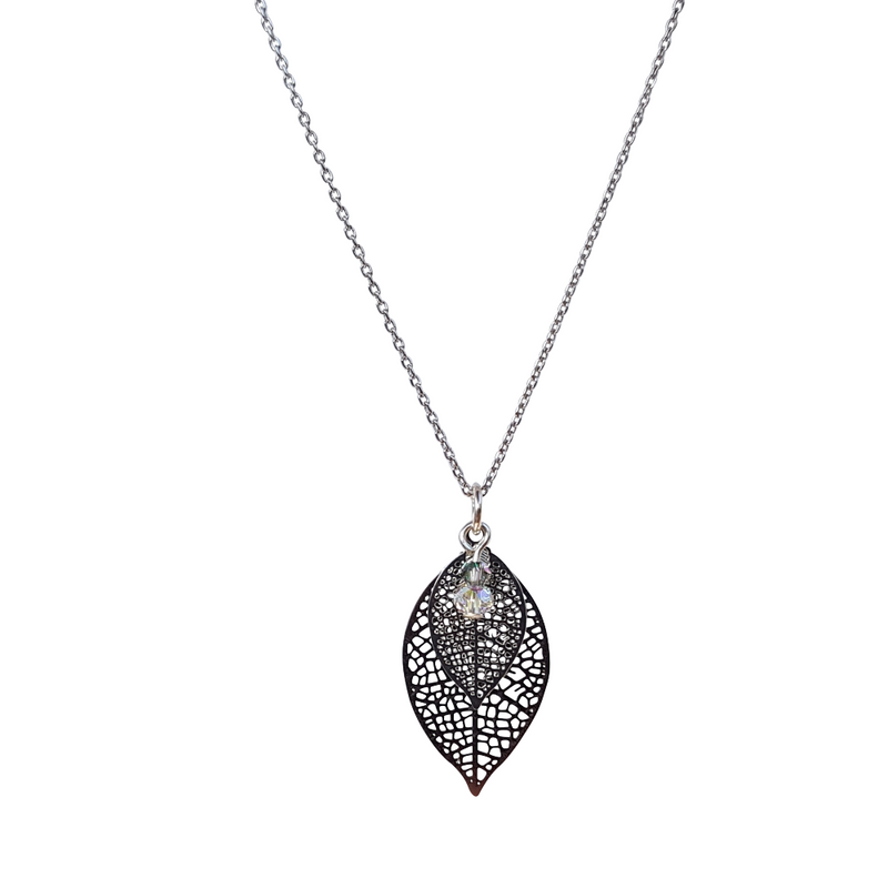 Filigree Leaf Necklace