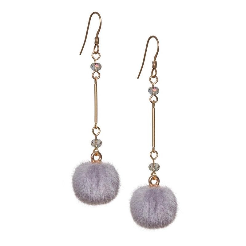 Pom Pom Earrings