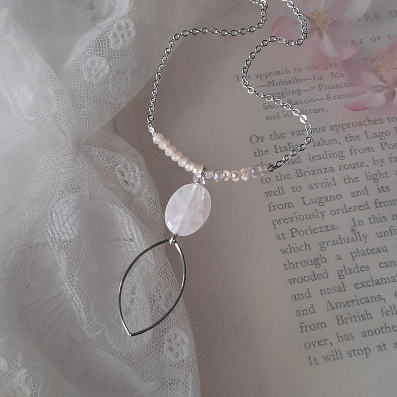 Rose Quartz Gemstone Necklace
