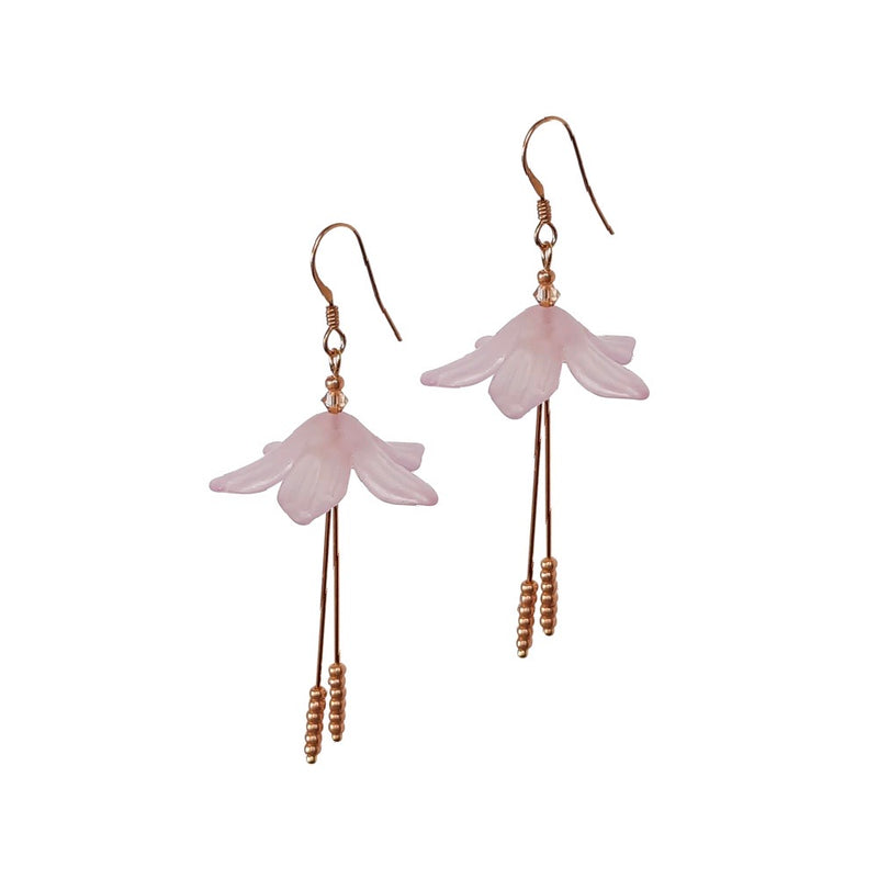 Lily Flower Drop Earrings