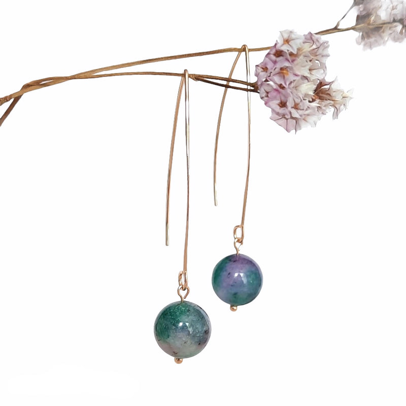 Summer Stones Large Drop Earrings