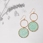 Dreams Earrings, Mint.