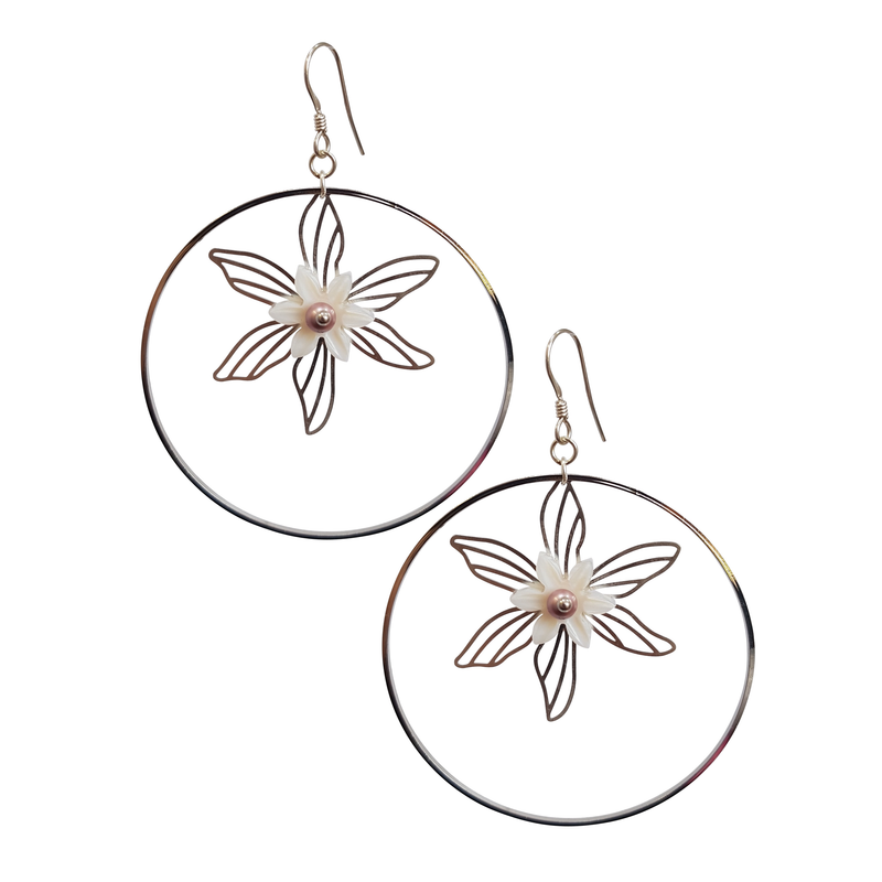 Lamina Large Loop Earrings