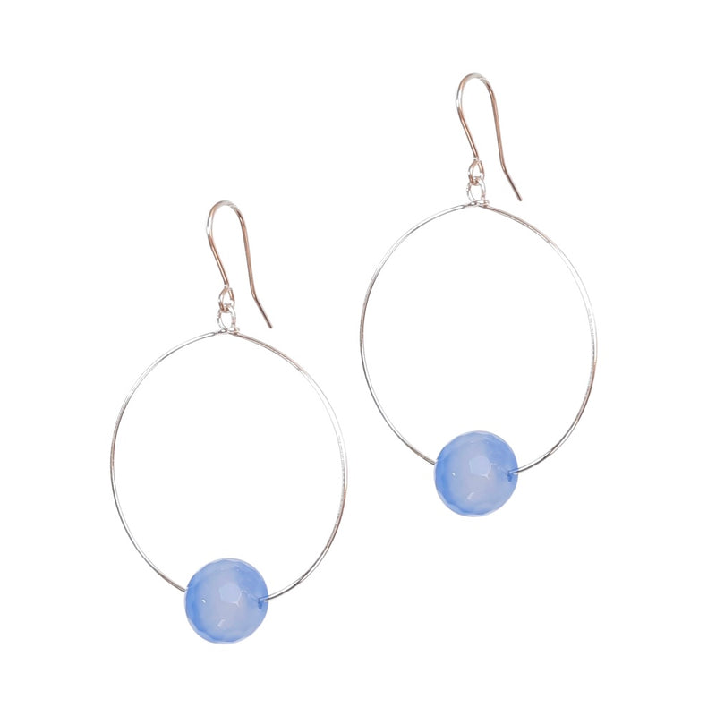 Summer Stones Large Loop Earrings