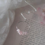 Gemstone Rose Quartz Necklace