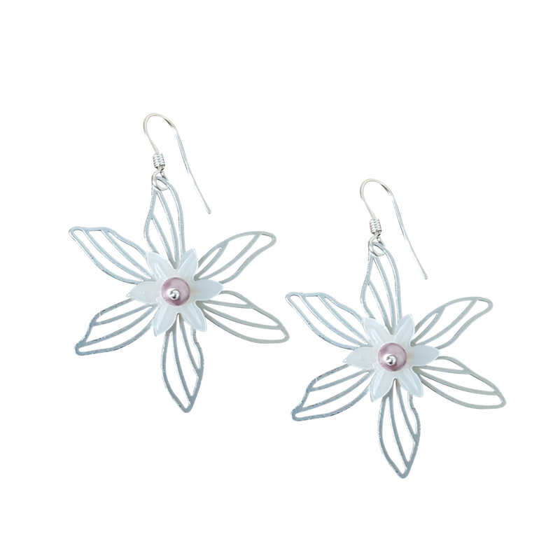 Lamina Flower Earrings
