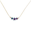 Mini Hematite Star Necklace