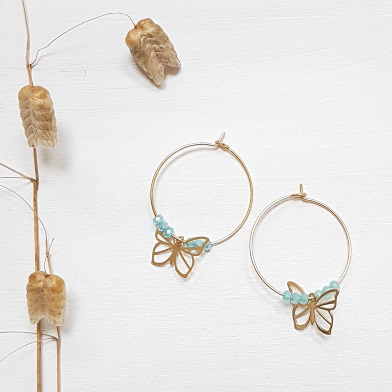 Butterfly Loops Earrings