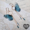 Butterflies Long Drop Earrings