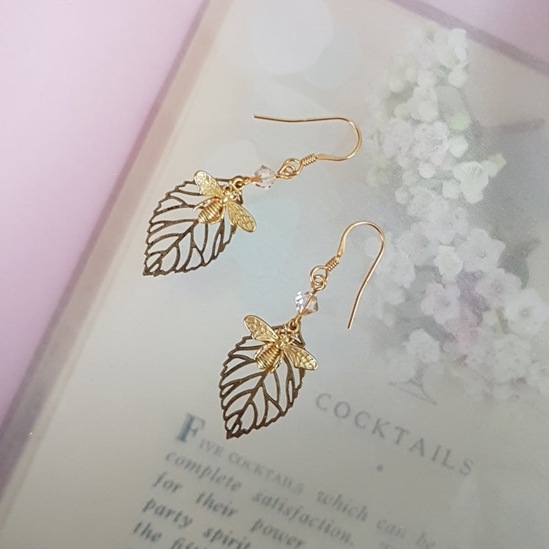 Honey Bee Earrings