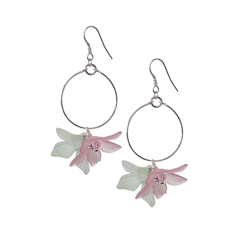 Lily Drop Loop Earrings