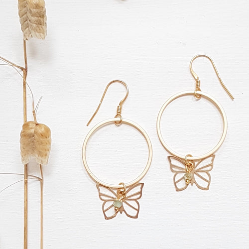 Butterfly Drop Earrings