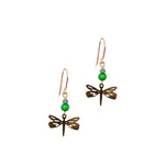 Dragonfly Golden Earrings