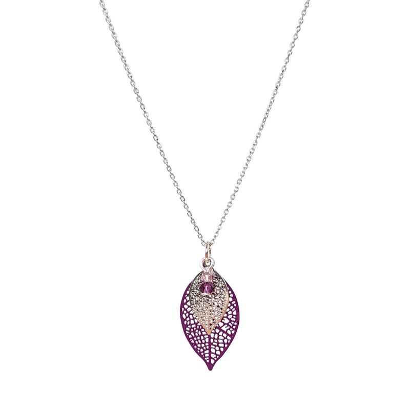 Filigree Leaf Necklace