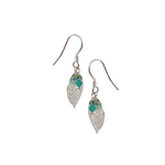 Filigree Small Leaf Earrings
