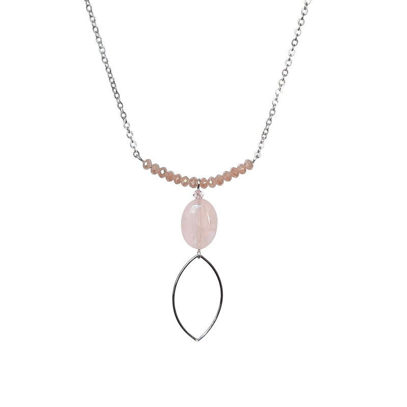 Rose Quartz Gemstone Necklace