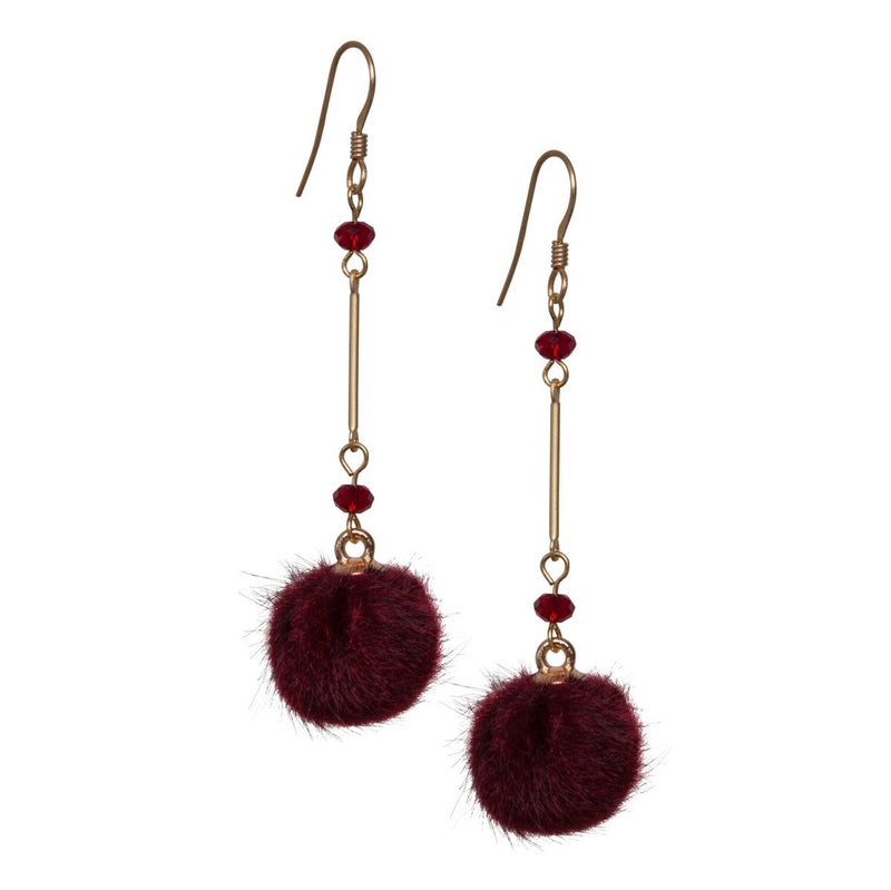 Pom Pom Earrings