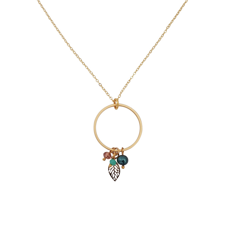 Cherry Leaf Large Necklace