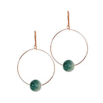 Summer Stones Large Loop Earrings