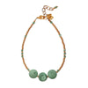 Geode Bracelet, Green or Turquoise.