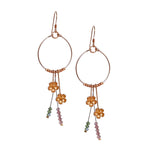 Little Flower Bud Spray Earrings.