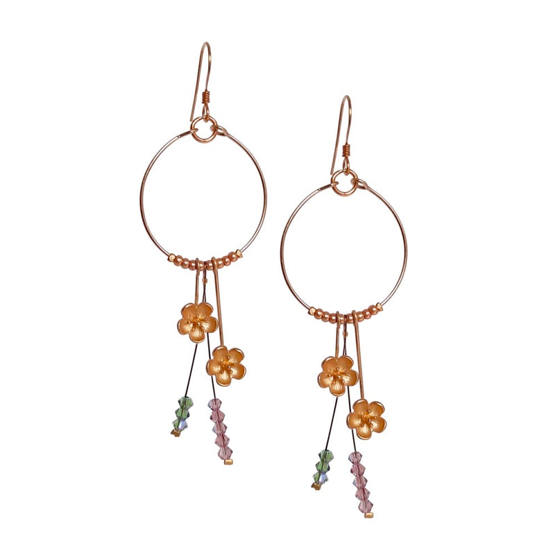 Little Flower Bud Spray Earrings.